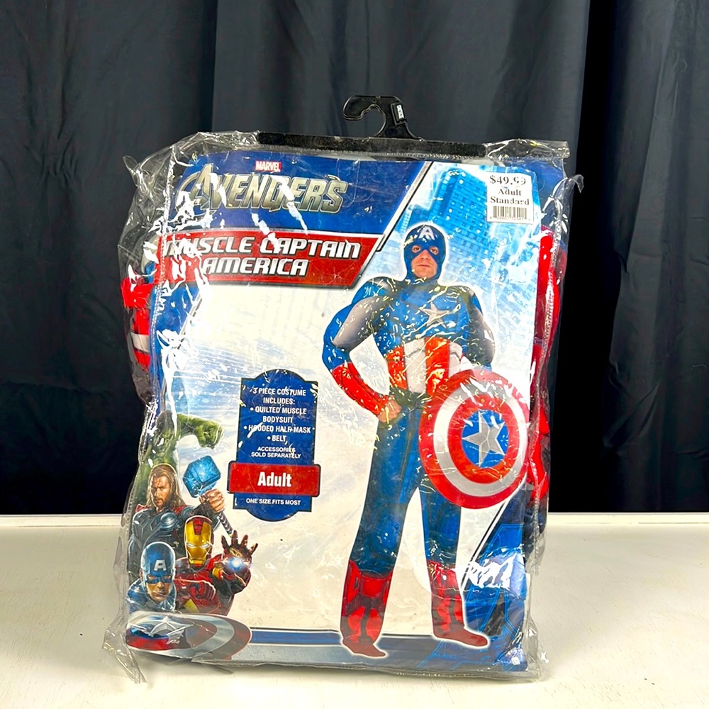 Halloween Costume - Muscle Captain America ‘one size’